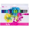 Ecoline Brush Pen akvarelové perá základné odtiene 30 ks