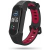 REMIENOK NA XIAOMI MI BAND 5 / 6 / 6 NFC HEYBAND SHIELD Čierny/RED