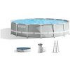 Kinekus Bazén Intex® Prism Frame Premium 26724, kartušová filtrácia, rebrík, krycia plachta, spodná plachta, 457x107cm