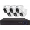 Securia Pro IP kamerový systém NVR6CHV4S-W DOME smart, biely Nahrávanie: bez disku