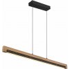 Globo Lighting Starla závesné svietidlo 1x24 W čierna-drevená 67849H