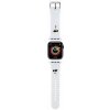 Karl Lagerfeld Karl and Choupette Head NFT Řemínek pro Apple Watch 38/40/41 White KLAWMSLKCNH