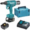 MAKITA DRV150RFJ Aku nýtovačka Li-ion LXT 18V/3,0 Ah, Makpac