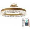 NEDES | LED Stmievateľný prisadený luster LED/86W/230V 3000-6500K zlatá + diaľkové ovládanie | TA1306/G
