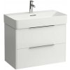 Laufen Base - biela lesklá skrinka pod umývadlo Laufen Val 75 x 42 cm