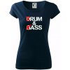 Drum & Bass (Rum & Ass) - Dámske tričko Pure - 3XL ( Tmavomodrá (veľmi tmavá - skoro čierna) )
