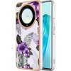 Gumený kryt IMD na Honor Magic5 Lite - Purple Flower