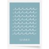 Blue Summer Waves Plakat premium niepersonalizowany, shutterstock grafiki
