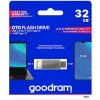 Goodram USB flash disk, USB 3.0, 32GB, ODA3, strieborný, ODA3-0320S0R11, USB A / USB C, s otočnou krytkou