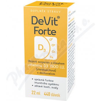 DeVit Forte gtt. 22 ml 440 dávek 1500 I.U.