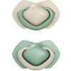 Canpol babies Silikónový cumlík so symetrickou špičkou 6-18m PURE COLOR 2 ks zelený