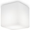Exteriérové stropné svietidlo Ideal lux 213194 LUNA PL1 MEDIUM 1xE27 42W biela IP44