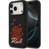 Karl Lagerfeld - Silicone Heart Sign Logo MagSafe puzdro pre iPhone 17 Pro - čierne