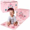 Detský úložný box s hracou podložkou 39 × 24 × 97,5 cm – ružový