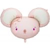 Party Fóliový balón myška svetloružová 96x64 cm