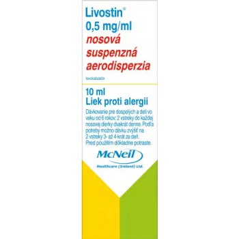 Livostin 0,5 mg/ml aer.nau.1 x 10 ml