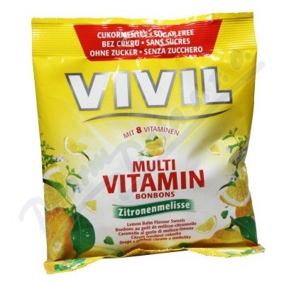 Vivil Multivitamín citron+meduňka 8vit. bez cukru 60 g