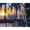 ZUTY Maľovanie podľa čísel - SOVA A ZÁPAD SLNKA (D. RUSTY RUST) Rámovanie: vypnuté plátno na rám, Rozmer: 80x100 cm