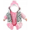 BABY oblečenie pre bábiku BORN BÁBÄTKO bunda OVERAL 236