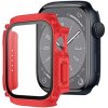 AppleKing odolné Armor puzdro s tvrdeným sklom pre Apple Watch 45 mm - červené - možnosť vrátiť tovar ZADARMO do 30tich dní