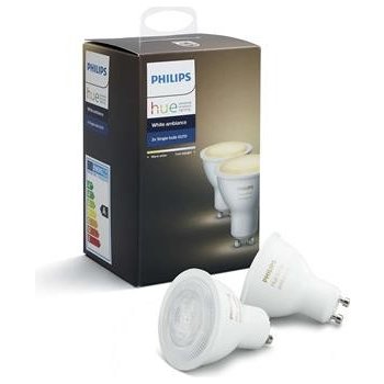 Philips Hue White Ambiance, 2x žiarovka 5,5W GU10 DIM