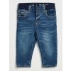 GAP Baby džínsy slim organic Modrá 3-6M Modrá Modrá