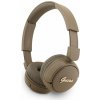 Guess Sluchátka přes uši Bluetooth 5.3 s kovovým logem a hnědou barvou