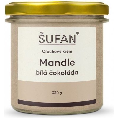 Šufan Mandlové maslo s bielou čokoládou 330 g