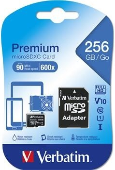 VERBATIM microSDXC 256GB 23942440871