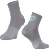 Ponožky FORCE IN HEART krátke, šedé L-XL/42-46
