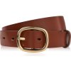 Paolo Peruzzi Dámsky kožený opasok na nohavice 90 cm | hnedá PG-15-TCZ-90