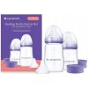 Lansinoh Natural Wave štartovacia sada fľaštičiek 3x cumlík fialová 1x160 ml 1x240 ml