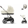 CYBEX Talos S Lux + Cot S Lux Travel Set Aton S2 i-Size seashell beige 2023