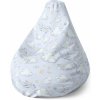 Sablio Sedací vak Pear Lietadlá medzi oblakmi - 70 x 95 x 15 cm