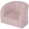 PLUSH NEST PLUSH NEST Detské kresielko svetlo ružové, prémiový menčester