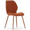 Terakotové čalúnené jedálenské stoličky v súprave 4 ks Ansu – Marckeric