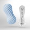TENGA Flex II Bubbly Blue - elastická intímna násadka s mäkkou textúrou