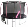 LEAN Sport Pružinový kryt na trampolínu, priemer 244 cm čierna/ružová - Sport Max