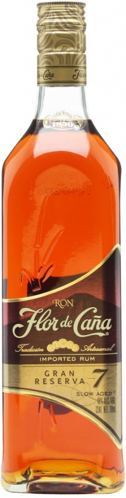 Flor de Cana Gran Reserva 7y 40% 0,7 l (čistá fľaša)