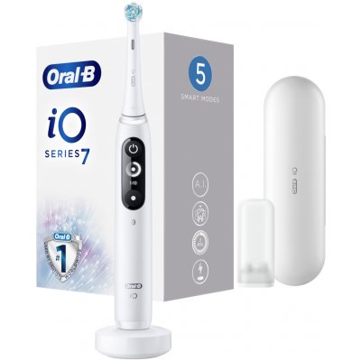 Oral-B iO7 Series White Alabaster elektrická zubná kefka