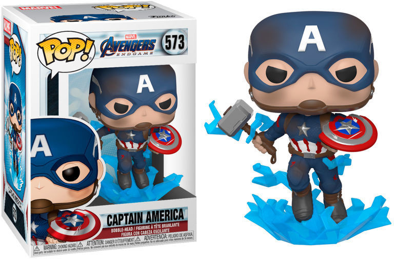 Funko POP! Avengers Endgame Captain America Shield & Mjölnir