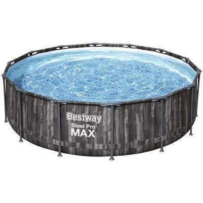Bazén Bestway® Steel Pro MAX, 5614Z, 427x107 cm, kartušová filtrácia, rebrík, plachta,
