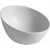 Sapho DOME OBLIQUO keramické umývadlo na dosku, Ø 44,5cm, biela WH031
