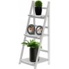 HomePRO PHO8423 Regál, Policový rebrík 42x39x109 cm, biela