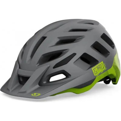 GIRO Radix Mat Metallic Black/Lime vel. L (59-63 cm)