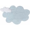 Lorena Canals koberce Ručne tkaný kusový koberec Puffy Dream - 110x170 mrak cm Modrá