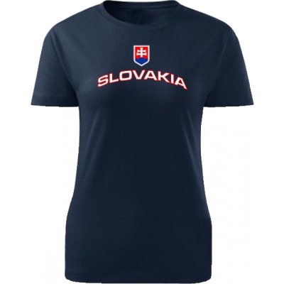 Valach Tričko Slovakia Dámske klasik Námornícke modré
