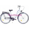 Retro bicykel dámsky mestský čierno biely