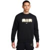 NIKE-M NSW SW AIR CREW FLC BB-010 BLACK/METALLIC GOLD Čierna XL 24/25