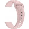Madvell Silikónový remienok s vyrytým vzorom Spring ružová 22mm